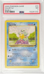 V1822: 2000: Squirtle: 93/130: Base 2: Game: PSA: 7: NM: 102261332